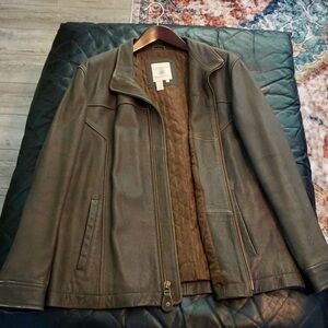 Men's Rich Brown Leather Jacket